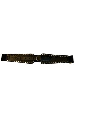 Aeropostale Faux Leather Studded Elastic Waist Belt